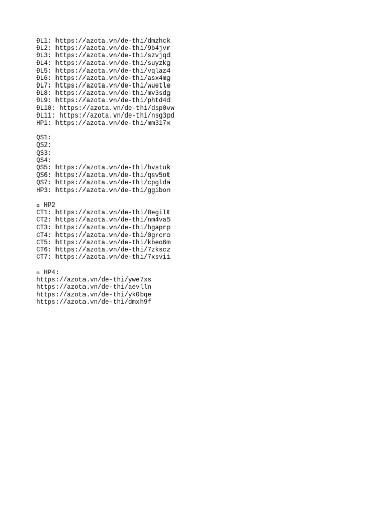 Comprehensive Exam Links for Students | PDF