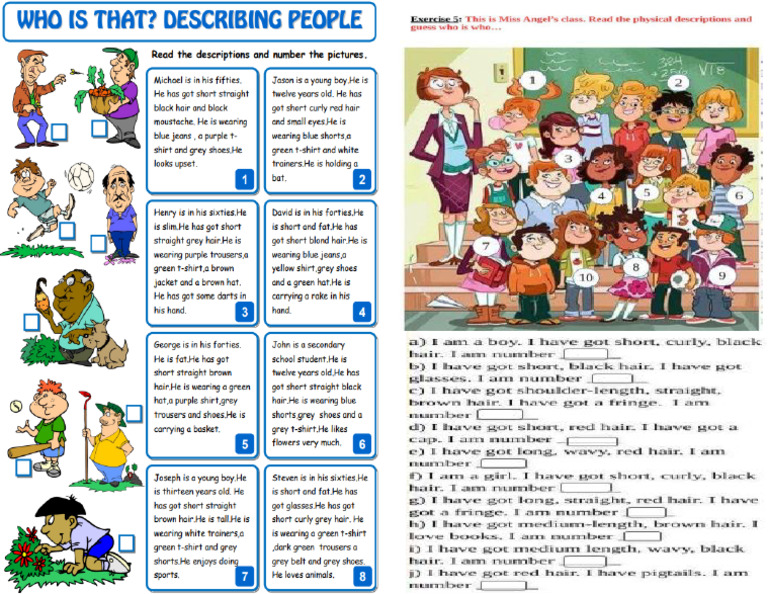 Describing People | PDF
