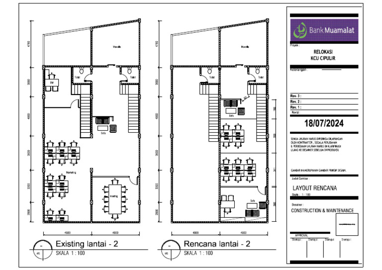 Layout Cipulir Resizing LT 2 (REV 2 by CONTRACTOR) | PDF