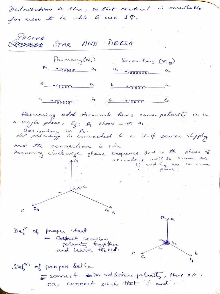 Proper Connection of Transformers | PDF