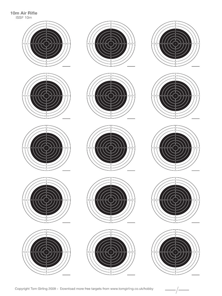 A4 10m Air Rifle Target | PDF
