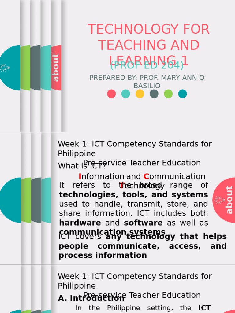 ICT Competency Standards for Teachers | PDF | Information And ...