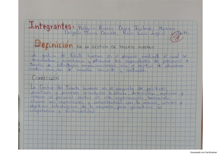 Definición de La Gestión Del Talento Humano - Corregido. | PDF