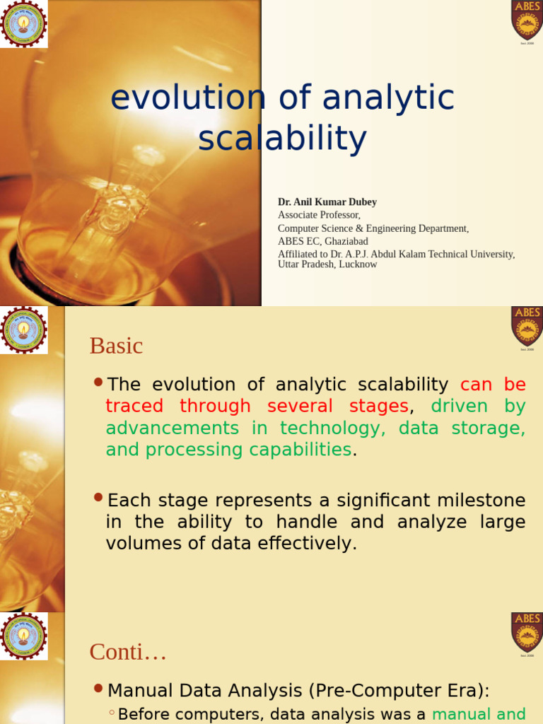 Evolution of Analytic Scalability | PDF | Data Analysis | Analytics