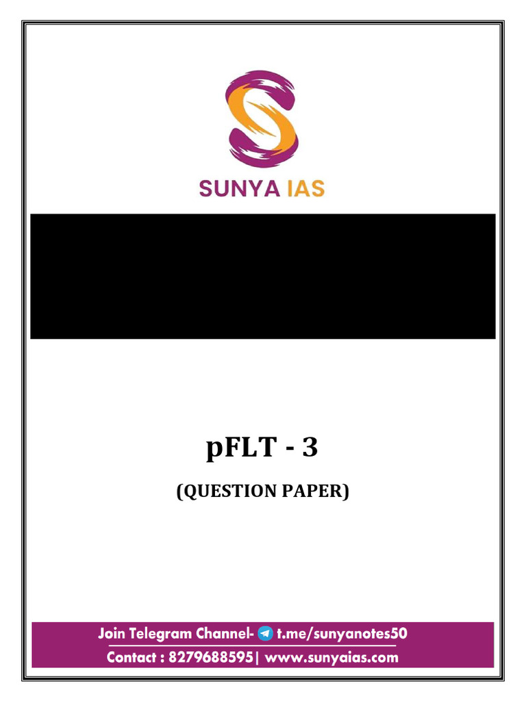 PPLT 3 Q A | PDF