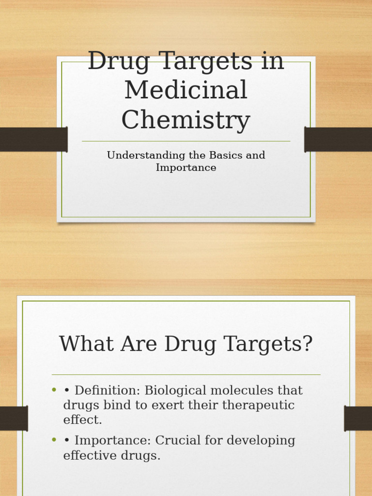 Drug Targets in Medicinal Chemistry | PDF | Enzyme | Enzyme Inhibitor