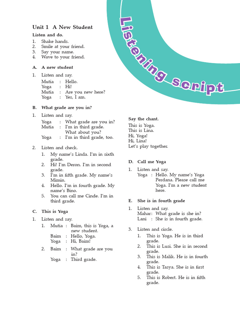 Hooray-3 Unit Listening | PDF | Clothing | Fashion