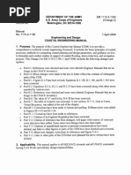 USACE Coastal Engineering Manual Overview | PDF | United States Army ...
