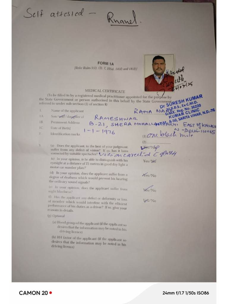 Form 1a | PDF