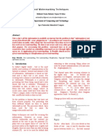 Text Watermarking,Text watermarking Techniques,Survey text watermarking,