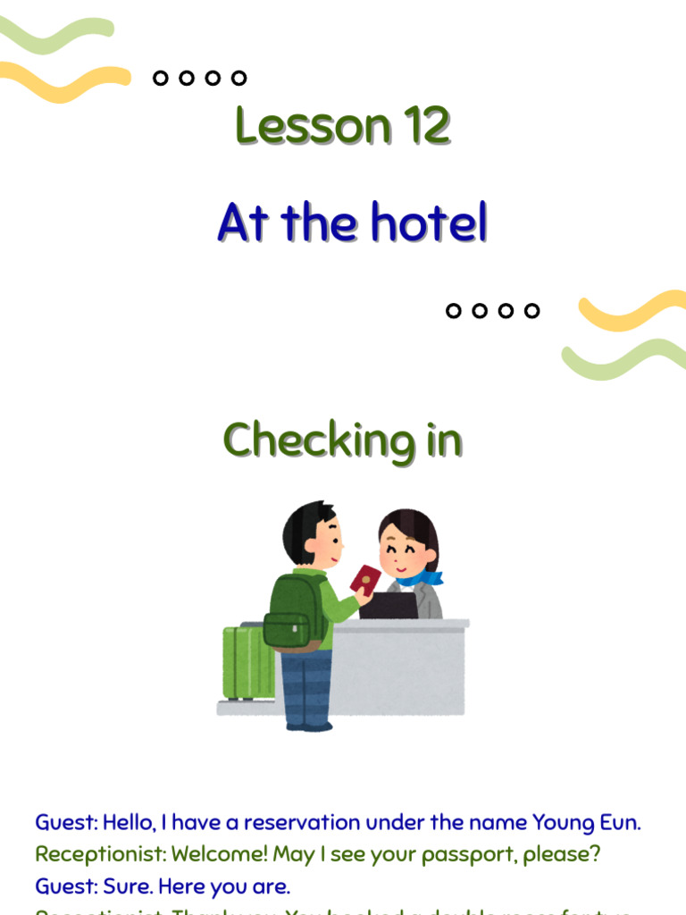Hotel Check-In and Facilities Guide | PDF