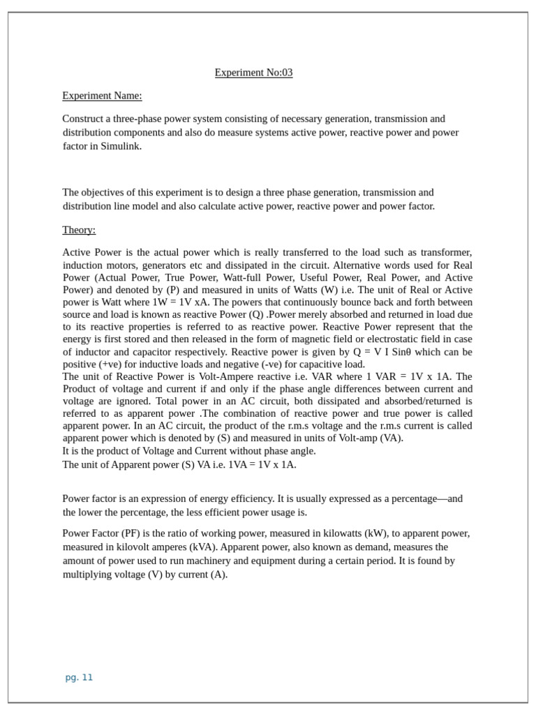 Active Reactive | PDF | Ac Power | Physical Quantities