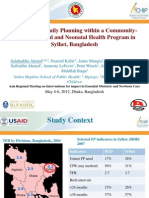 Ahmed_Integration of Family Planning and MNH Programs