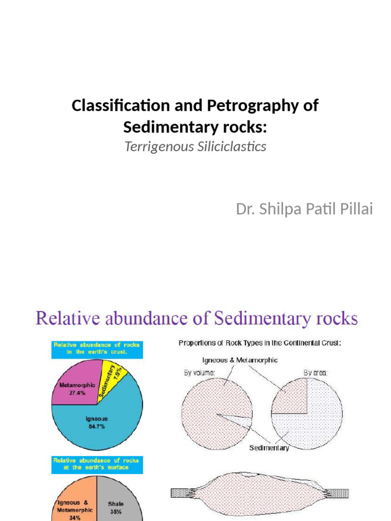 Classification of Terrigenous Sedimentary Rocks | PDF | Clastic Rock ...