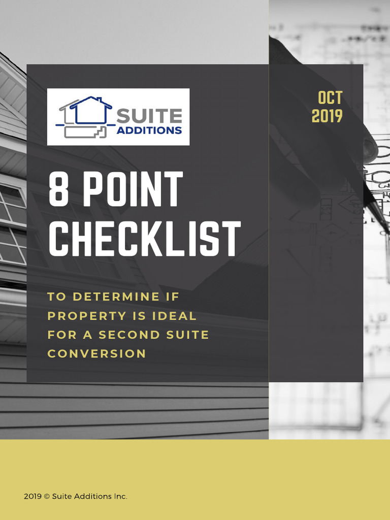 8-Point Checklist for Second Suite Conversion | PDF | Basement | Room