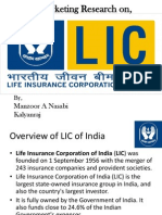 Marketing Research On LIC