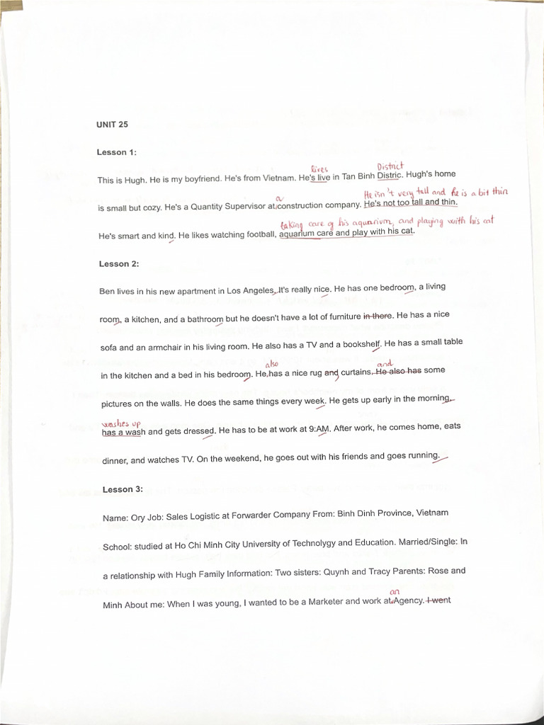 Ory Writing U25,26,27 | PDF