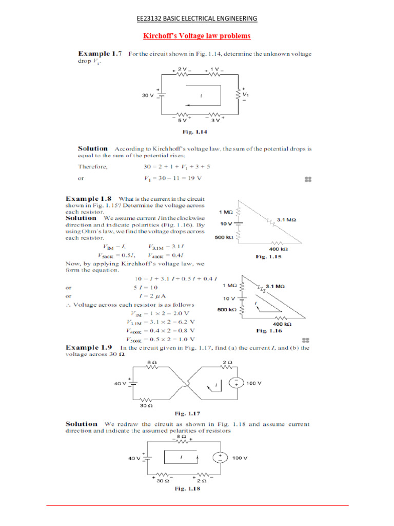 Unit-I Basic Problems | PDF