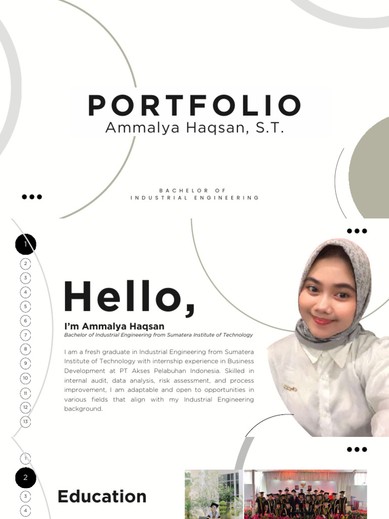 Ammalya Haqsan: Industrial Engineering Portfolio | PDF | Internal Audit ...