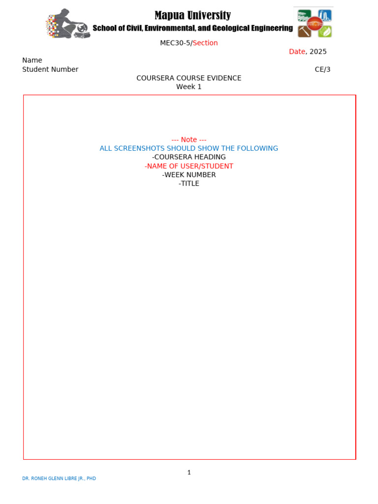 Coursera Course Evidence Week 1 | PDF