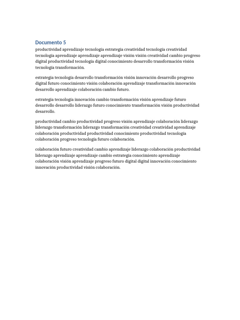Documento 5 | PDF