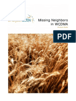 Missing Neighbors in WCDMA Analysis Guide