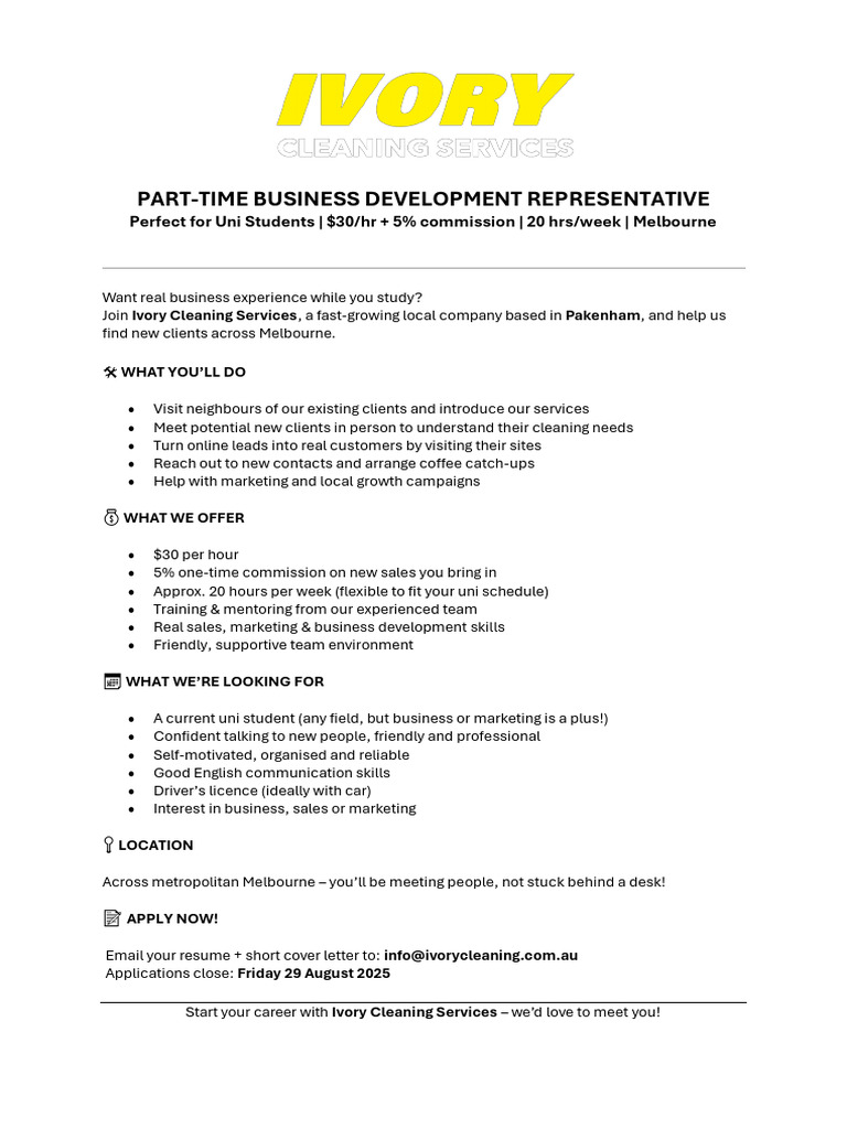 Job Vacancy | PDF