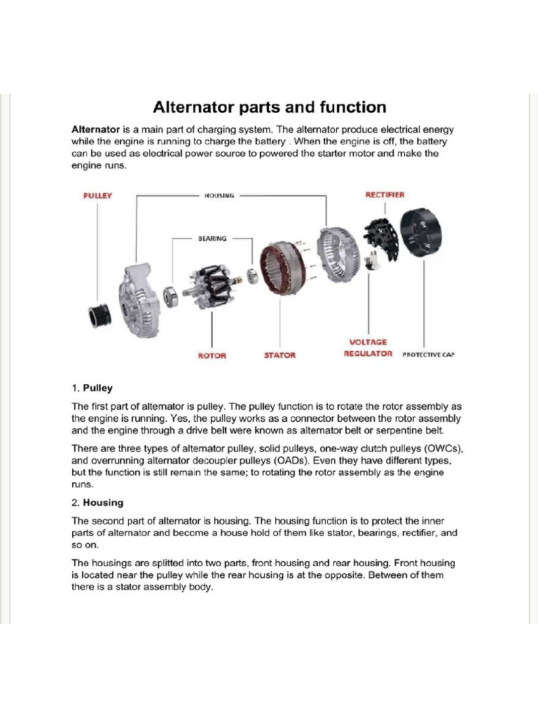 Alternator | PDF