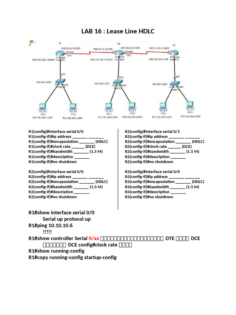 16.lease Line HDLC | PDF