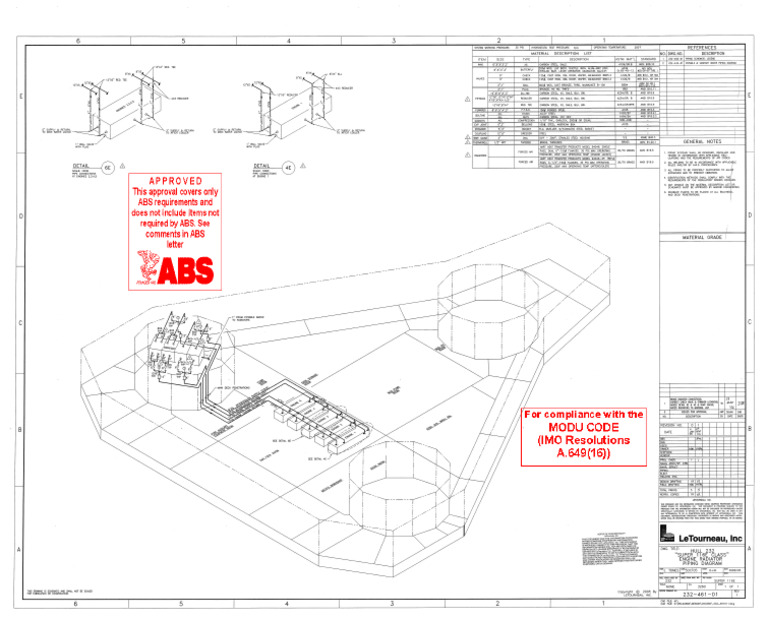 232-461-01 r1 Engine Radiator Piping Diagram (Abs) | PDF