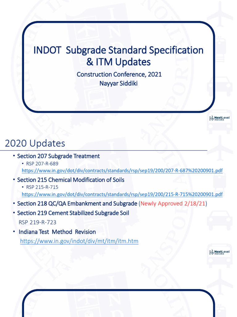 Subgrade Treatment Specifications 2021 | PDF | Construction Aggregate ...