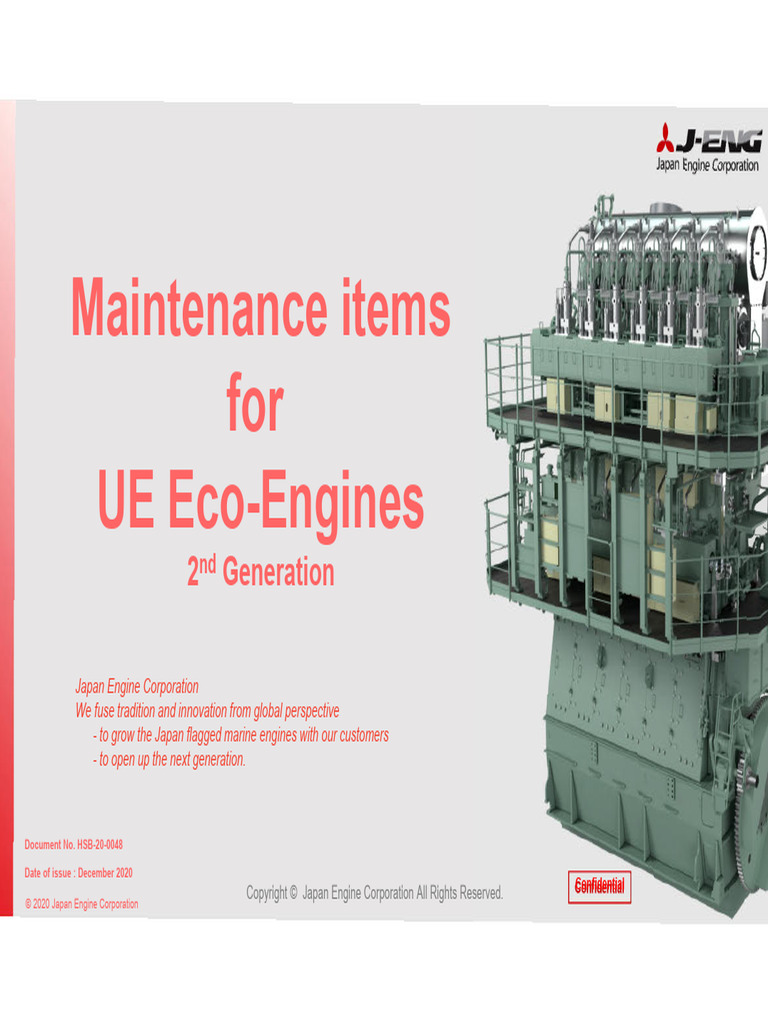 Maintenance Guide for UE Eco-Engines | PDF | Pump | Valve