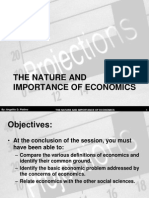 (B) The Nature and Importance of Economics (Revised)