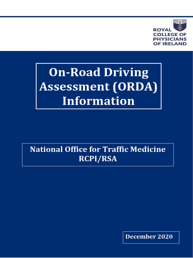 On-Road Driving Assessment Services Ireland | PDF | Driving ...