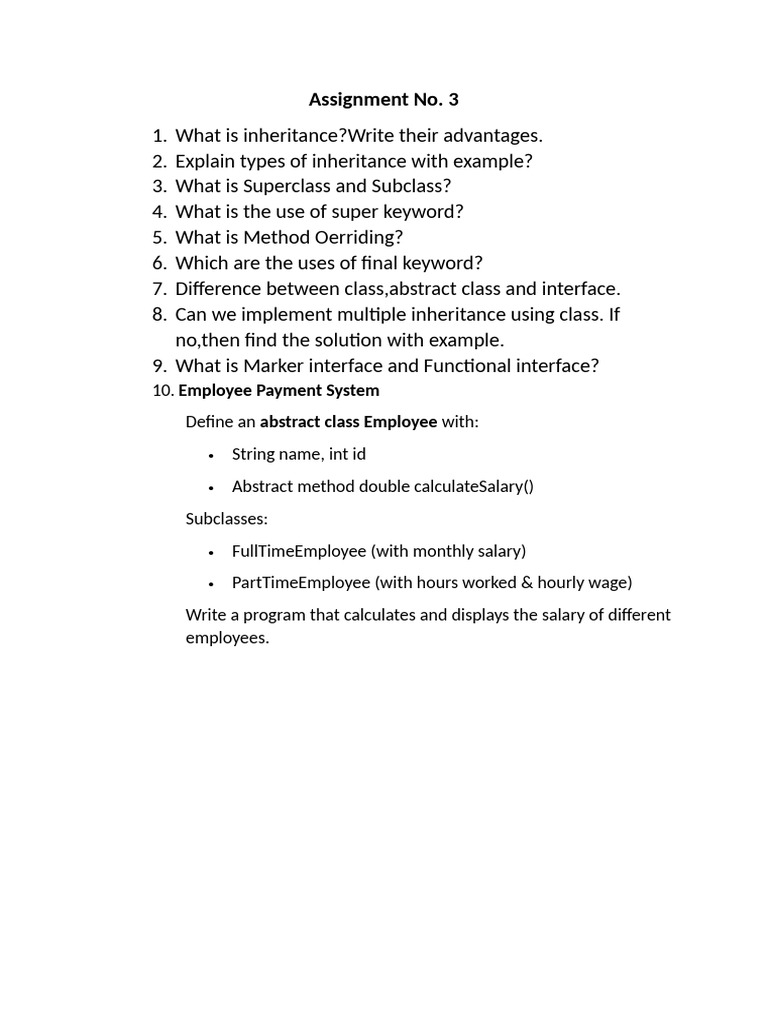 Assignment No. 3 | PDF