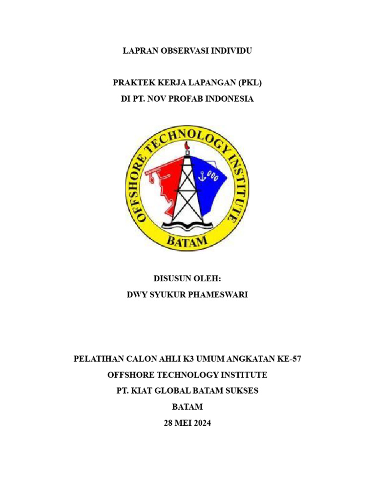 Laporan Individu-Dwy Syukur P | PDF
