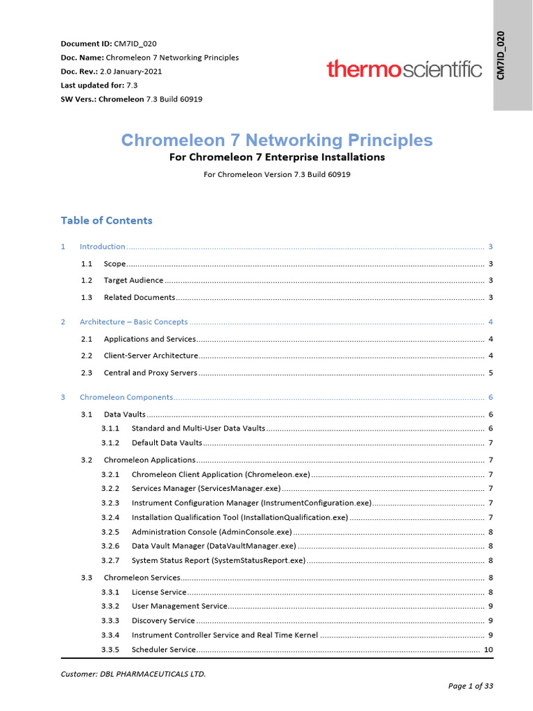 Chromeleon 7 Networking Guide | PDF | Port (Computer Networking ...