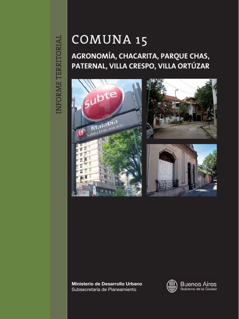 Informe Territorial Comuna 15 BA | PDF