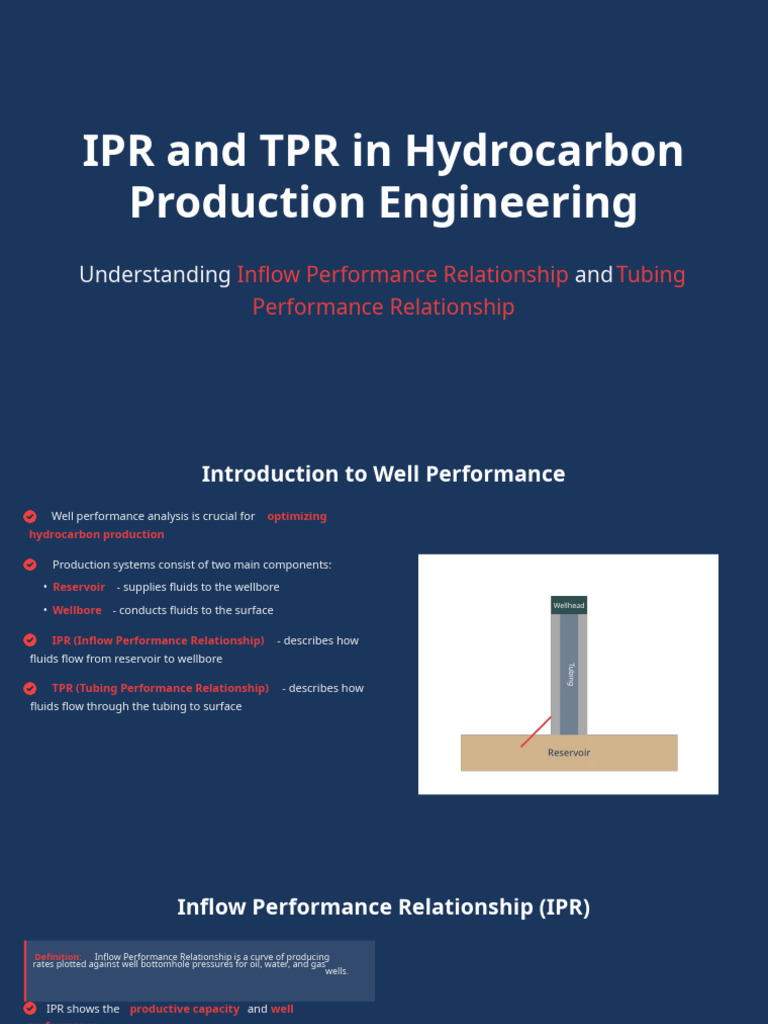 IPR and TPR in Hydrocarbon Production | PDF | Pressure | Petroleum ...