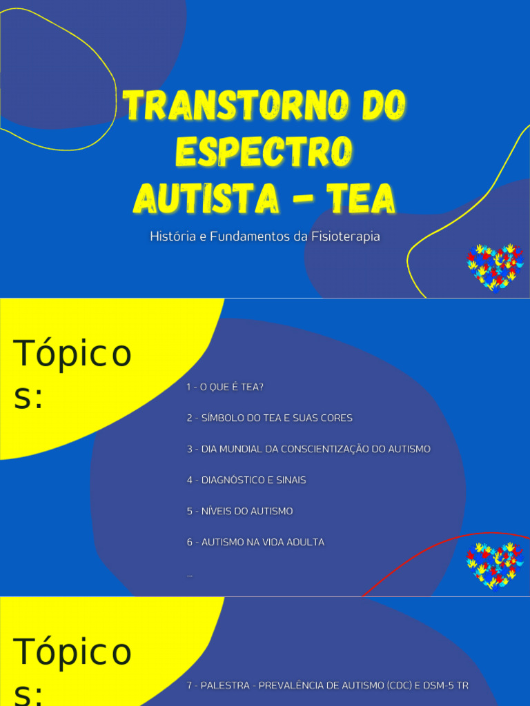Entendendo o Transtorno do Espectro Autista | PDF | Autismo | Ciências ...