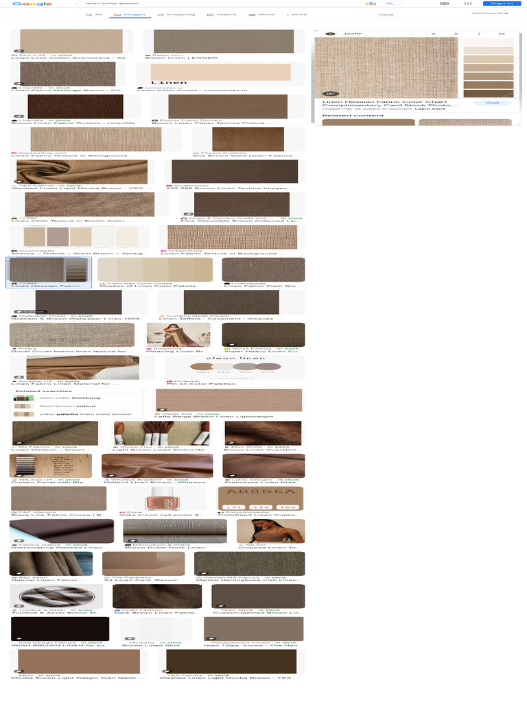 Linen Color Brown - Google Search | PDF | Linens | Textiles