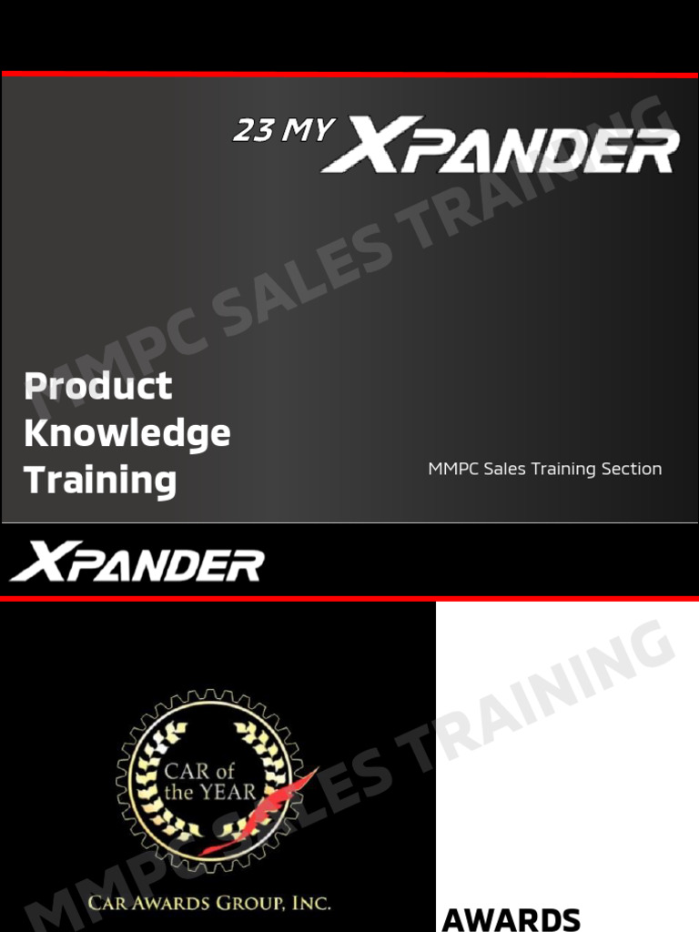 MMPC Xpander Sales Training Overview | PDF | Anti Lock Braking System ...