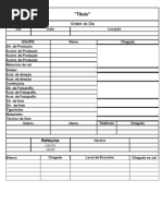 Modelo Ordem Do Dia