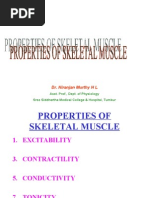 Properties of Skeletal Muscle