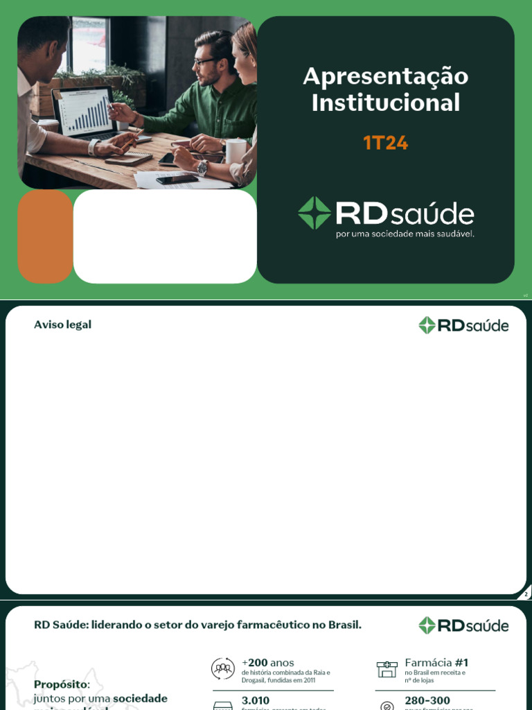 RD Saúde: Crescimento e Inovação 2024 | PDF | Informação | Intenção