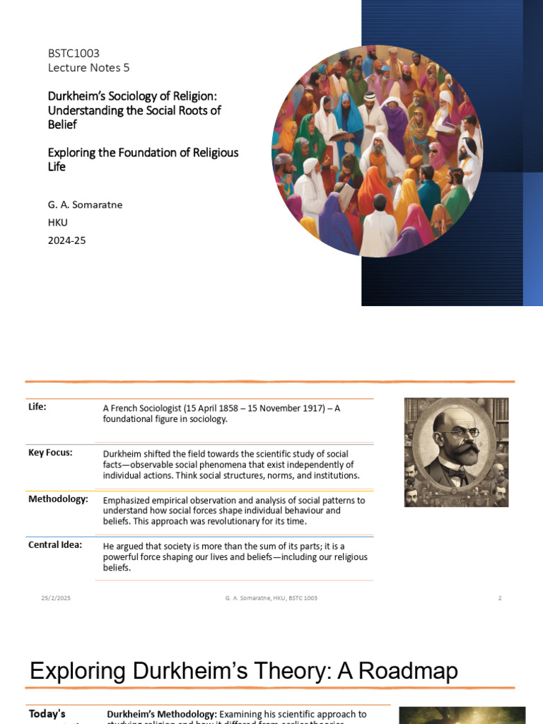 Durkheim's Sociology of Religion Explained | PDF | Émile Durkheim ...