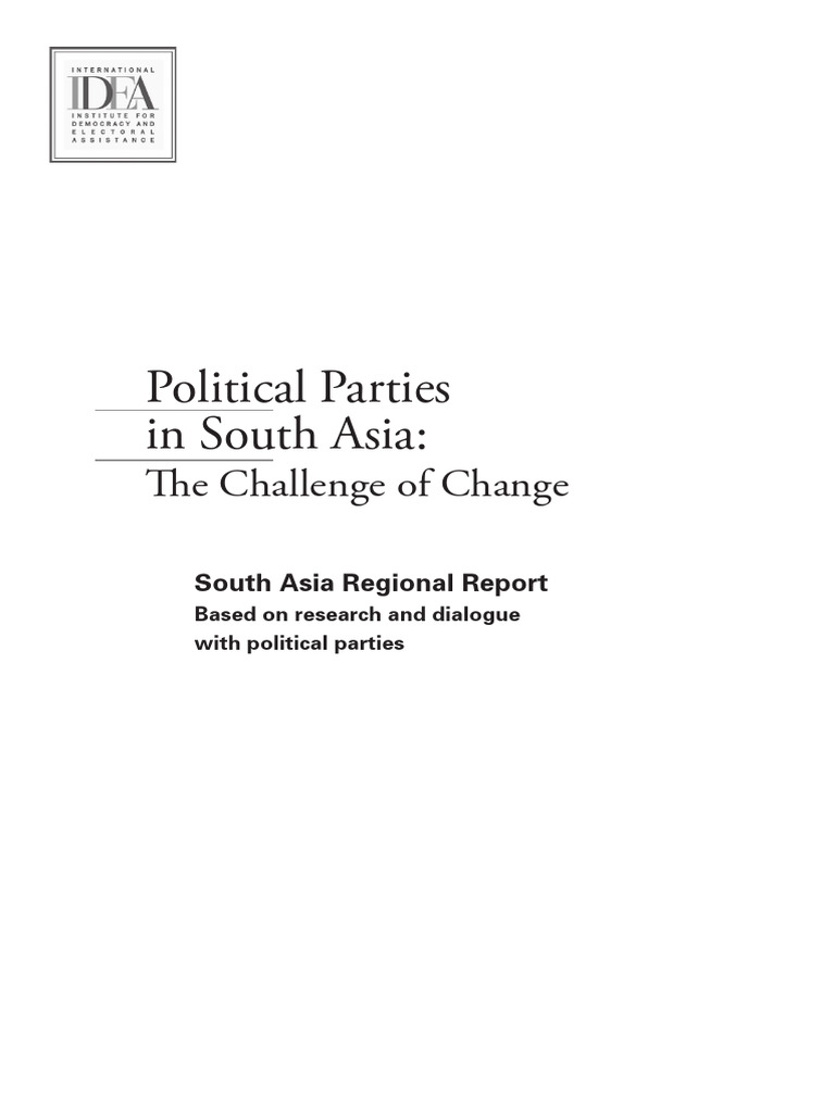 Political Parties in South Asia:: TH e Challenge of Change | PDF ...