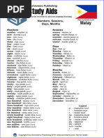 Indonesian Numbers 1-100 Guide | PDF | Learning