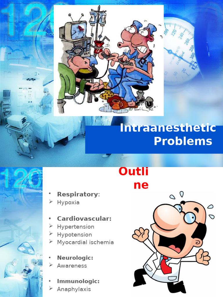 Intraanesthetic Problems | PDF | Anesthesia | Blood Pressure