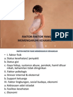 Faktor-Faktor Yang Mempengaruhi Kehamilan